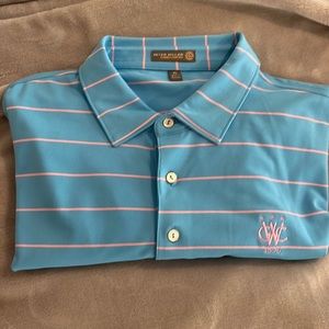 Lightly used 4 Peter millar golf shirts